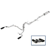 15-20 Ford F-150 2.7L / 3.5L / 5.0L Ford Racing Performance M-5200-F1550DEBA Cat-Back Extreme Exhaust System Rear Exit w/ Black Chrome Tips